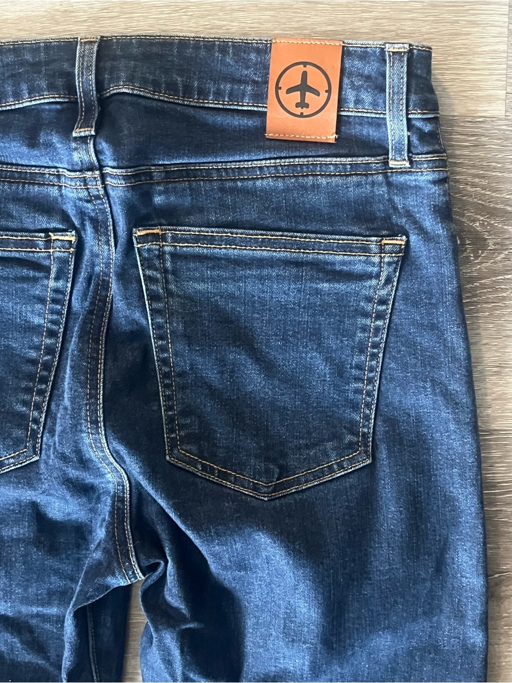 Aviator Best Travel Jeans Women’s Slim Straight Classic Indigo Size 26 Denim - Picture 8 of 16